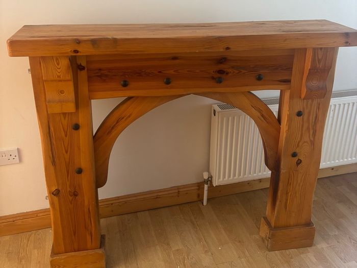Pine fire place surround