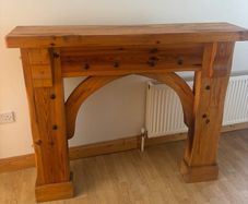 Pine fire place surround