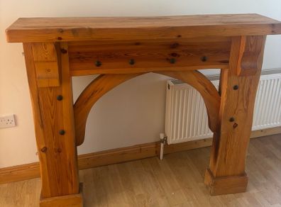 Pine fire place surround