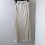 Designer skirt The Orla" - Satin Midi Skirt (Champagne) Image 5