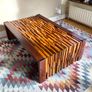 Vintage 70s Percival Lafer Coffee Table, Brazil, Exotic Wood Image 7