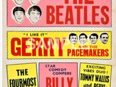 The Beatles Southport Odeon Concert Poster UK, 1963 A3 size repro..