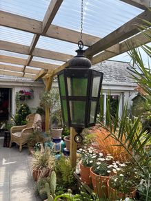 Large Antique Candle Lantern