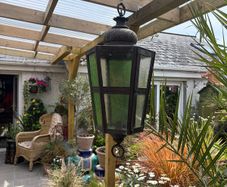 Large Antique Candle Lantern