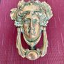 Early 20th Century Brass Athena Door Knocker Image 2