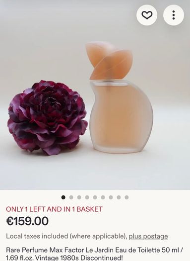 Selection of vintage fragrance