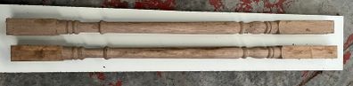 2 Oak Stair Spindles