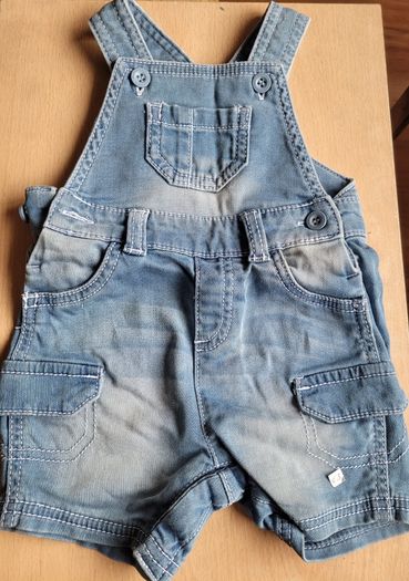 Denim dungarees and jacket - Baby 0-3 months