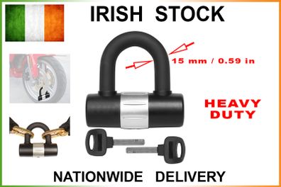 Heavy Duty Motorcycle D lock Chain lock / Disc Lock