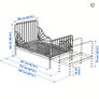 IKEA Minnen Extendable Toddler Bed + Mattress Image 6