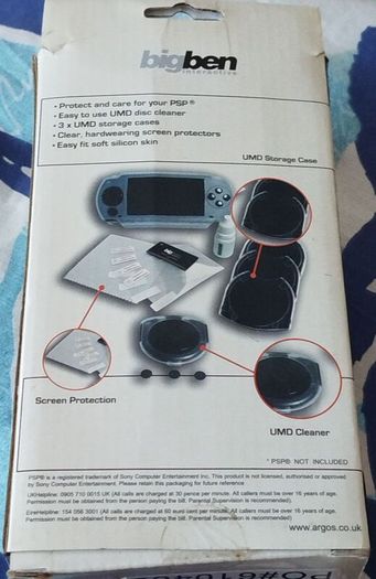 Retro PSP Care Kit - Bigben Interactive (Argos Vintage Vintage Gaming)