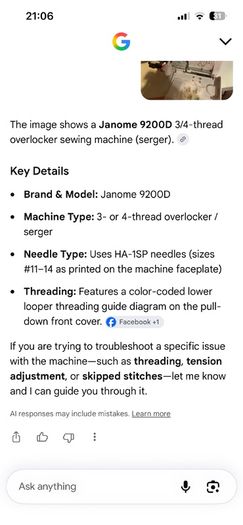 Overlocker Serger Sewing machine