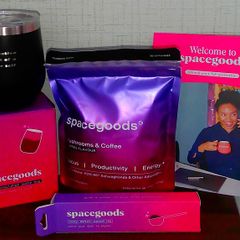 NEW Adaptogen Mushroom & Coffee with Stainless Steel Cup, Scoop, Brochure, for Focus & Energy 25 euro