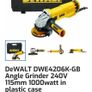 DEWALT DWE4206-GB 1010W 4 1/2" Electric Angle Grinder 240V Image 2
