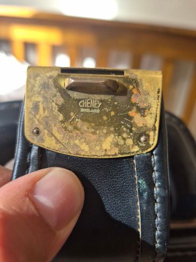 Vintage Cheney England leather bag