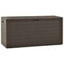 Garden Storage Box Brown 116x44x55 cm Image 2