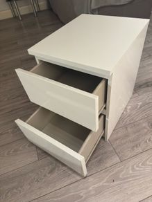 Locker - 2 Drawer - White