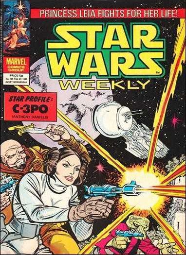 STAR WARS WEEKLY, Vintage Marvel Comics -  Issues #105, #106, #107 - Feb and Mar 1980