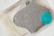 Gift Tag - Silver &amp; Glittery (pack of 6)