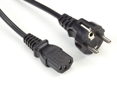 Power Cable CEE 7/7 to IEC C13 Schuko/Kettle