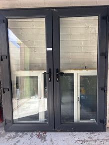 Grey PVC Patio Doors and windows