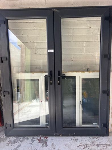 Grey PVC Patio Doors and windows