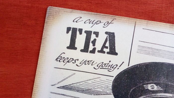 Vintage Irish CIE bus memorabilia Irish tea advertisement Reproduction Advert Poster 1954