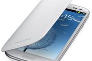 Samsung Notebook Style Flip Cover Case for Samsung Galaxy S3 - Ceramic White