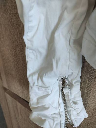 collar white jacket blazer fits s sm