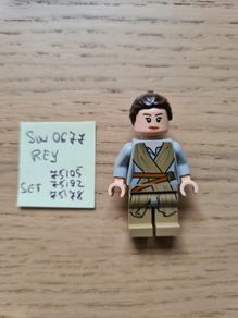 lego sw0677 rey, set star wars 75105, 75192, 75178