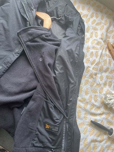 Jack Wolfskin Men's Black Outdoor Jacket Size M