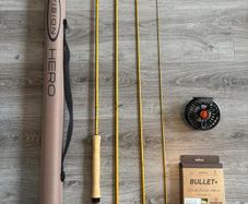 Vision Still Hero(#7, 10ft), Guideline Favo reel and Guideline Bullet+ WF7 Floating Line