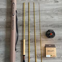 Vision Still Hero(#7, 10ft), Guideline Favo reel and Guideline Bullet+ WF7 Floating Line