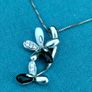 925 silver Flower pendant set Image 6