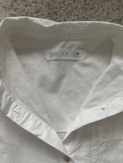 Zara cream shirt (6y/116cm)
