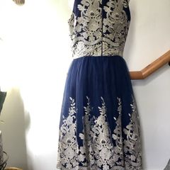 Chi Chi London dress, new, UK12,embroidered