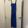 Long blue dress size small Image 2