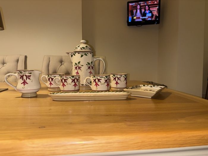 Nicholas Mosse Fuchsia Coffee Set