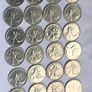 Canada 25 Cents 1968 - 1995  x 24 different coins Image 5
