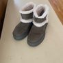 Fab Zara Khaki Green Ugg Style Faux Suede and Shearling Platform Ankle Boots  UK 5 EU 38 Image 7