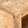 TV Cabinet 90x30x40 cm Solid Rough Mango Wood Image 8