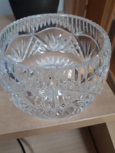 Cutglass sugar bowl
