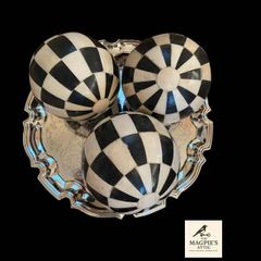 Vintage decorative balls/ carpet bowls