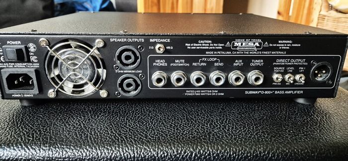Mesa Boogie Subway D800+ Bass Amplifier