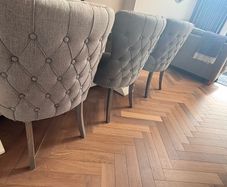 Dining chairs x 6- Diamond furniture