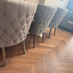 Dining chairs x 6- Diamond furniture