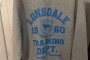Lonsdale grey Boxing Academy men's sweatshirt size L/XL Perfect condition Postage included