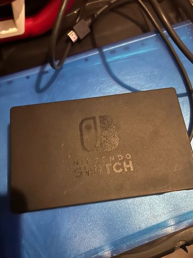 Nintendo Switch with games and accessories