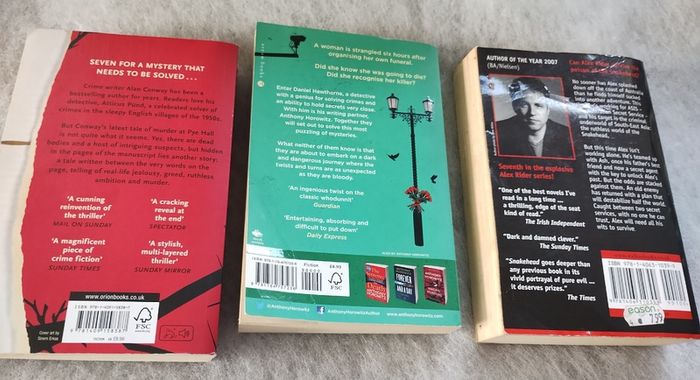 3 Anthony Horowitz Books