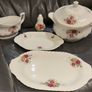 A vintage Chodziez rose pattern dinner service in the style of Old Country Rose Image 3